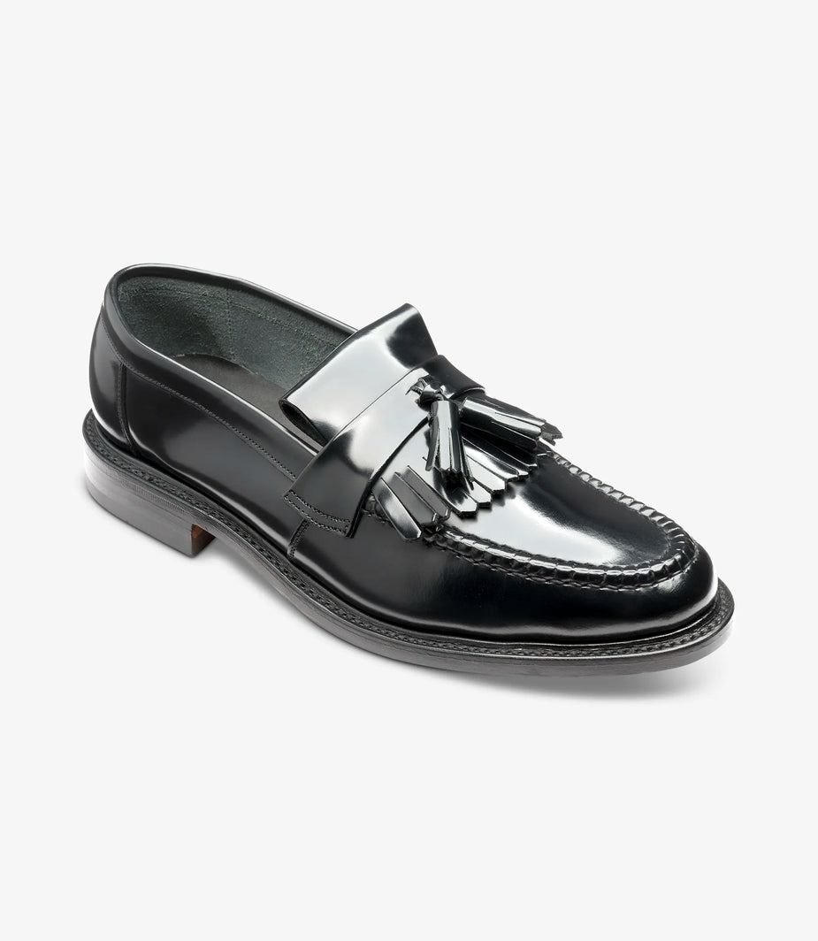 Brighton Black Polished Leather