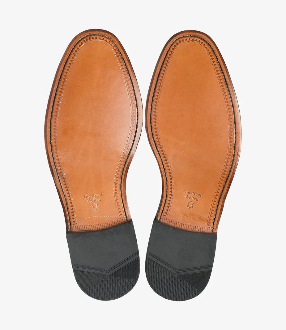Brighton Black Polished Leather